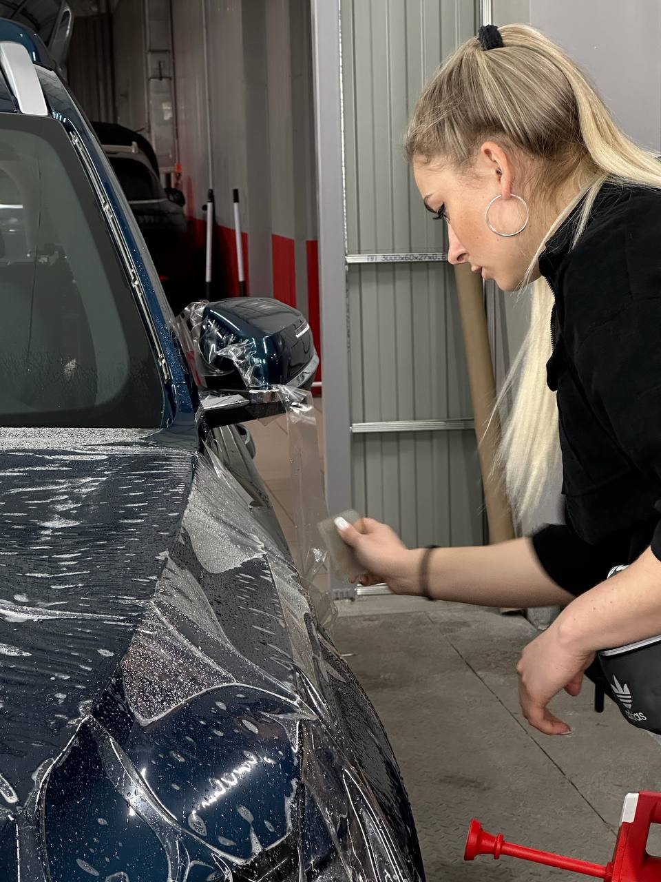 PPF на тёмном авто