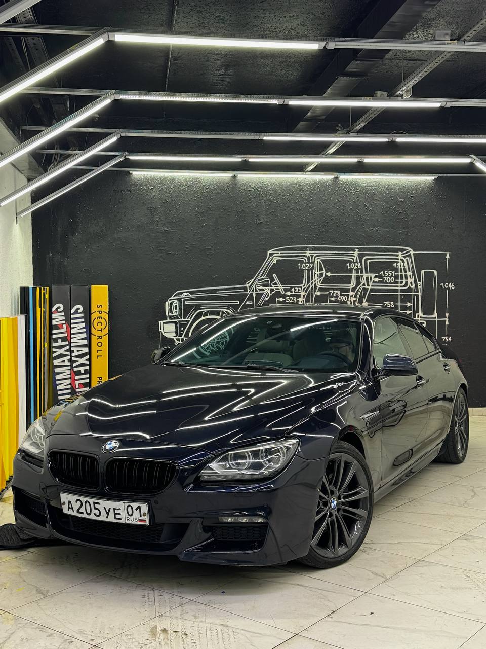 BMW 6 Gran Coupe в студии